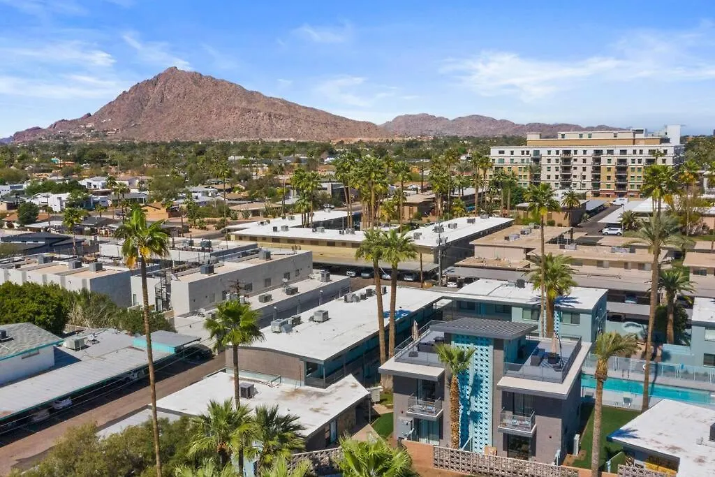 Walkable Ots, Heated Poolside Mid Century Condo Scottsdale Apartamento